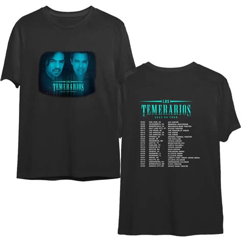 Los Temerarios 2023 Shirt Los Temerarios US Tour 2023 Tee Designed ...