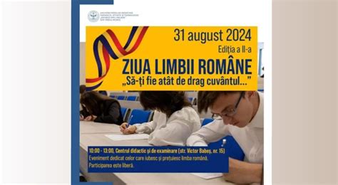 UMFST Târgu Mureș celebrează Ziua Limbii Române prin evenimentul