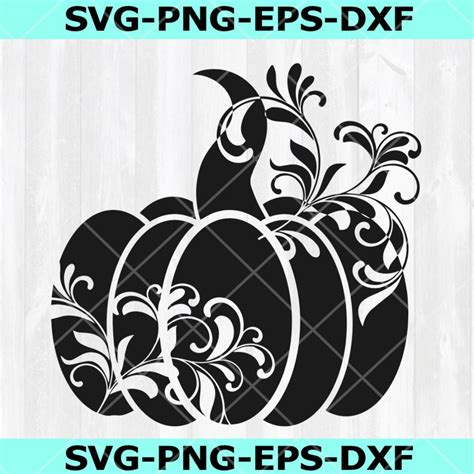 Pumpkin SVG, Halloween Pumpkin SVG, Pumpkin Mandala SVG, Mandala ...