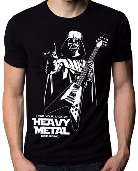 Funny Darth Vader I Find Your Lack Of Heavy Metal Star Wars T Shirt S M