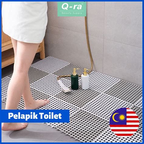 Non Slip Splicing Floor Mat Bathroom Toilet Mat Bath Rug Shower Pelapik