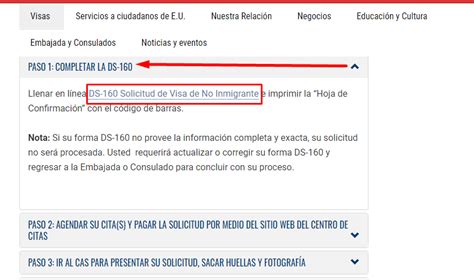 Guía para agendar citas en el consulado americano Consigue tu visa