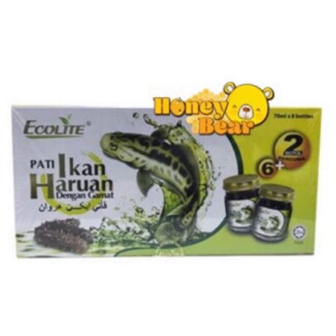 Ecolite Pati Ikan Haruan Gamat 70ml X 6 Bottles Free 2 Bottles Exp