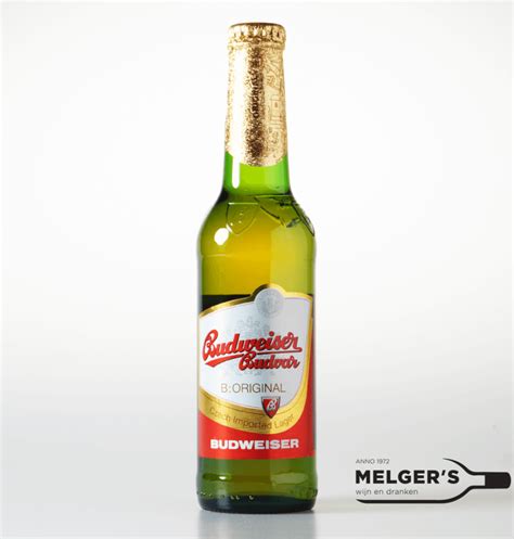 Budweiser Budvar Original Czech Imported Lager 33cl Melgers Wijn En