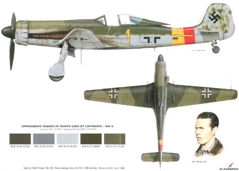 Focke Wulf Ta H From Jg Frown By Ofw Willi Reschke April