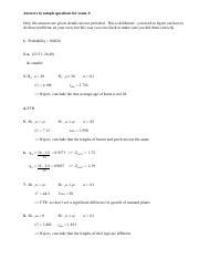 Sample Questions Exam2 Answers Pdf Answers To Sample Questions For