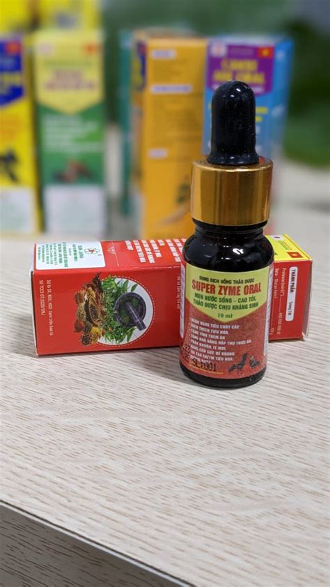 Super Zyme Oral Men NƯỚc SỐng Cao TỎi ThẢo DƯỢc ChỊu KhÁng Sinh NhÓm SẢn PhẨm ChuyÊn DÙng