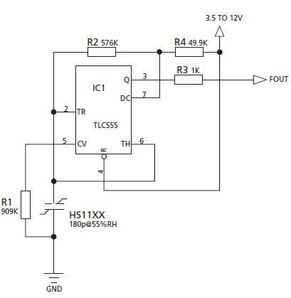 Humidity Sensor circuit | Download Scientific Diagram