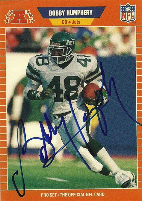 Humphery, Bobby | The Football Autograph Encyclopedia