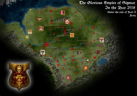 Map of the Empire (Warhammer Fantasy) : r/Warhammer