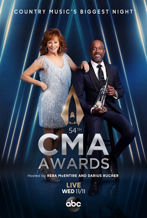 Reba McEntire and Darius Rucker to Host the 2020 CMA Awards