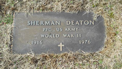 SGT Sherman Deaton Jr 1916 1976 Memorial Find A Grave