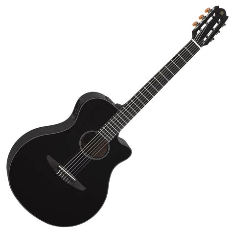 YAMAHA NTX500 BLACK CHITARRA CLASSICA CUTAWAY ELETTRIFICATA NERA