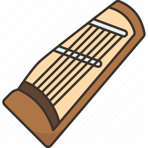 Koto Stringed Japanese Instrument Traditional Icon Download On Iconfinder