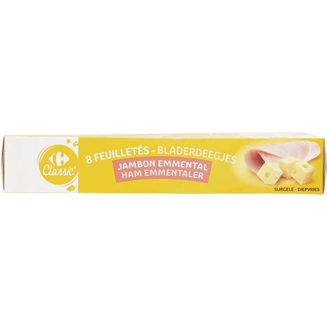 Carrefour Classic 8 Bladerdeegjes Ham Emmentaler 520 G Carrefour Site