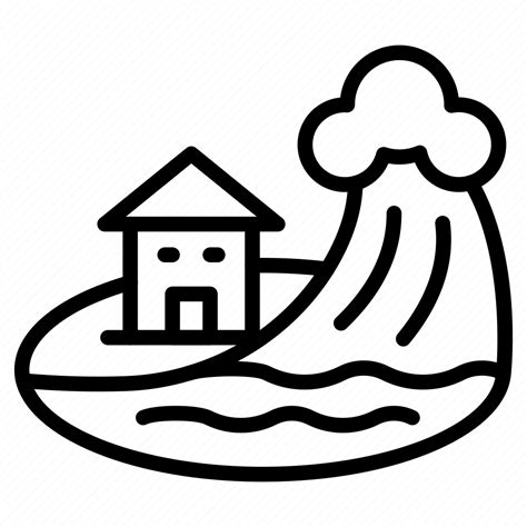 Tsunami Seismic Sea Wave Warning System Preparedness Icon Download On Iconfinder