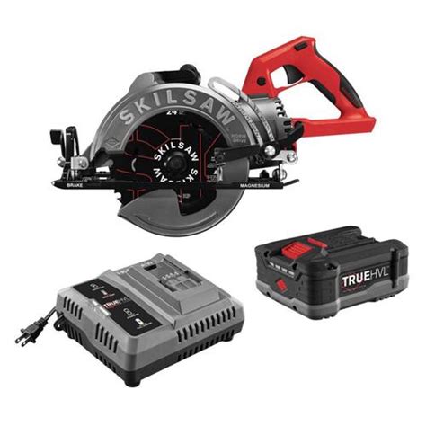 SKIL SPTH77M-11 Worm Drive Circular Saw 48 V 7-1/4" Cordless Brushless ...