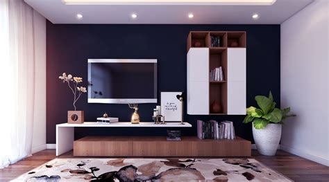 Modern Wooden TV-unit for a Beautiful Living-room 3D model | CGTrader