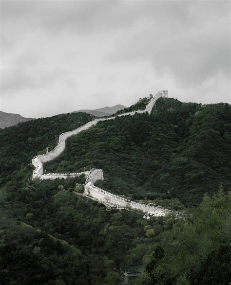 Aerial View of the Great Wall of China · Free Stock Photo