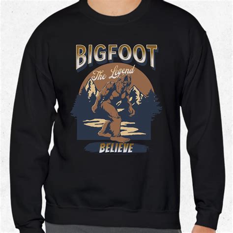 Bigfoot Sweatshirt Sasquatch Sweatshirt Bigfoot Sasquatch Etsy