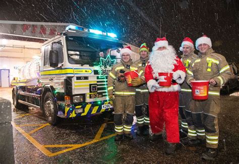 Buckie Firefighters Scorch Christmas Fundraising Record