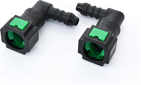 Ac Performance 2pcs Plastic Fuel Quick Connector Female 5