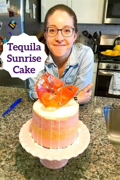 Tequila Sunrise Cake With An Isomalt Sail Bakes And Blunders Rezept