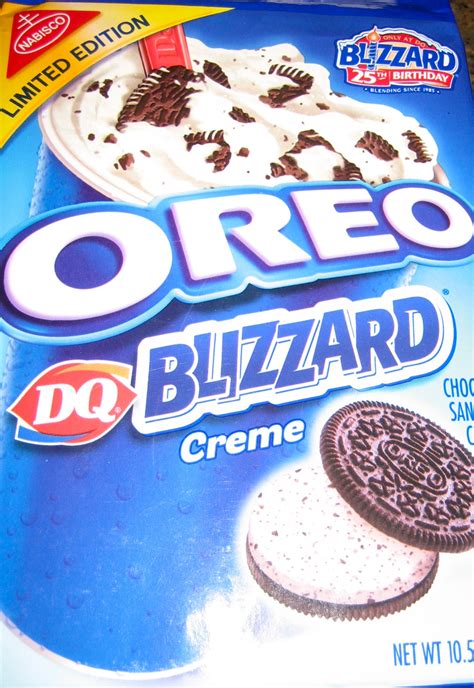 Crave Shiny New Product Review Oreo Dairy Queen Blizzard Creme