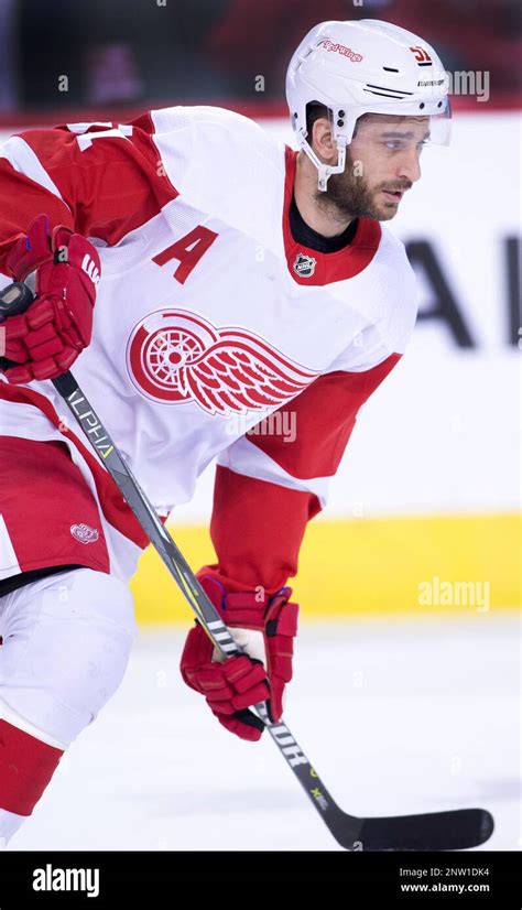 Nhl Profile Photo On Detroit Red Wings Player Frans Nielsen From