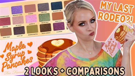 TOO FACED MAPLE SYRUP PANCAKES PALETTE REVIEW 2 LOOK TUTORIAL