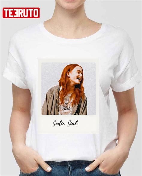 Sadie Sink Polaroid Unisex T Shirt Teeruto