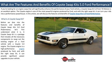 PPT What Are The Features And Benefits Of Coyote Swap Kits 5 0 Ford