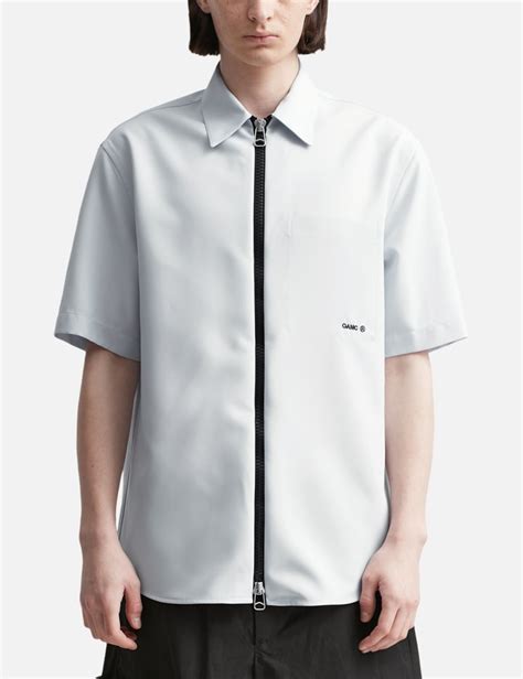 Oamc Short Sleeved Ian Shirt Hbx Globally Curated Fashion And