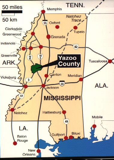 African American History And Heritage In Yazoo County Mississippi