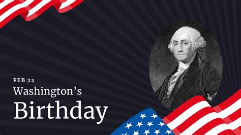 Free Washington Birthday Template PowerPoint & Google Slides