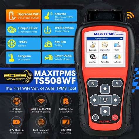 Autel MaxiTPMS TS508WF Advanced TPMS Service Tool