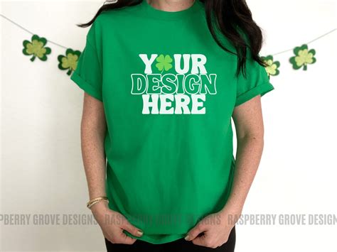 Irish Green Gildan 5000 T Shirt Mockup Gildan St Etsy