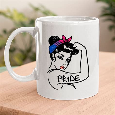 Womens Unbreakable Strong Woman Bisexual Pride Bi Flag Lgbtq T Mugs