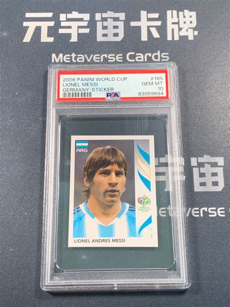 Lionel Messi Panini World Cup Sticker Psa Price Guide