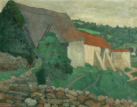 Reprodu Es De Belas Artes O Farmhouse Por Robert Polhill Bevan