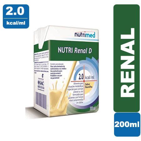 Nutri Renal D 2 0 Kcal Baunilha 200ml