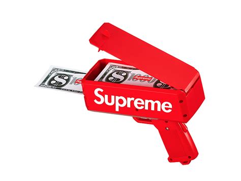 Supreme Money Gun Wallpaper