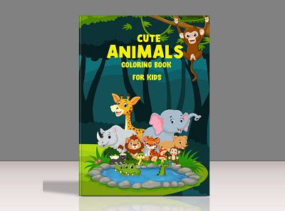 Kids Coloring Book Cover designs, themes, templates and downloadable ...