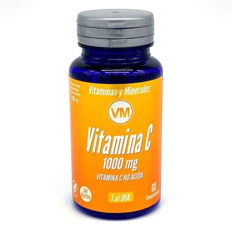 Vitaminas Y Minerales Vitamina C 1000 Mg 60 Comprimidos 【envio 24 Horas】