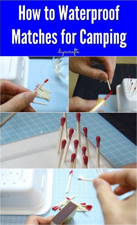 How to Waterproof Matches for Camping - DIY & Crafts