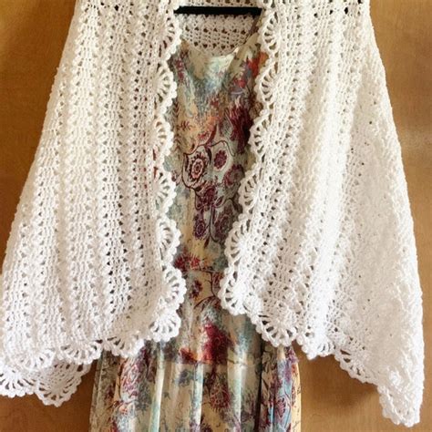 Crochet Delicate Shawl Etsy