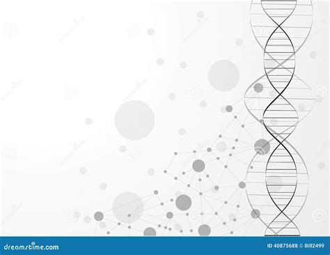 DNA molecule structure stock illustration. Illustration of chemist ...