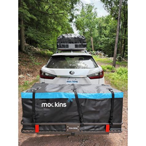 Mockins Ma Lb Roof Rack Basket With Cf Roof Bag Roof Rack