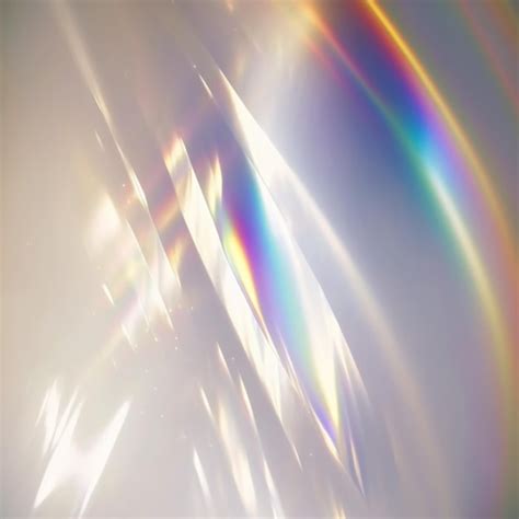 Premium AI Image Araffes Of A Rainbow Colored Light Shines Brightly