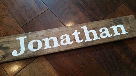 DIY Wooden Name Board